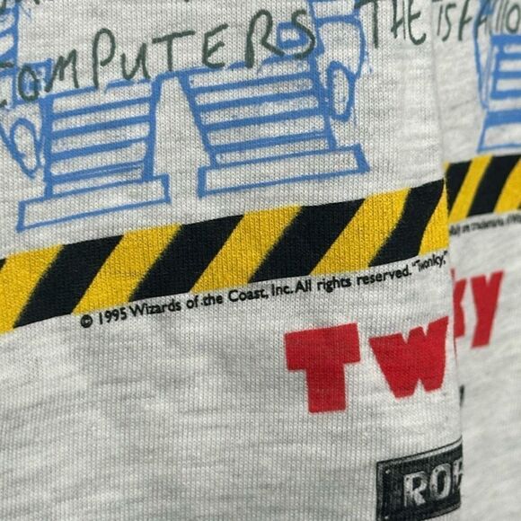 VTG 1995 Robotics Single Stitch Graphic Shirt Size L - Picture 6 of 7